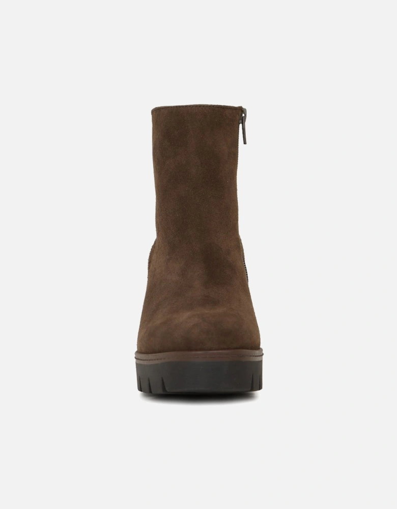 Utopia Womens Wedge Heel Ankle Boots