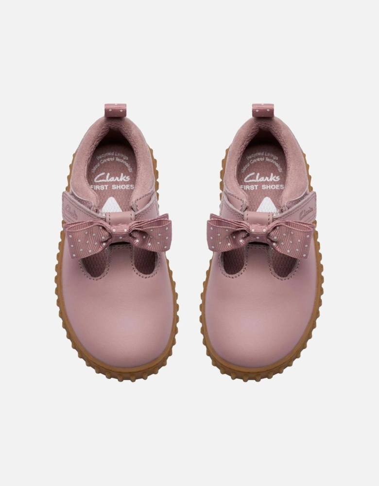 Cove Bow T Girls First Shoes