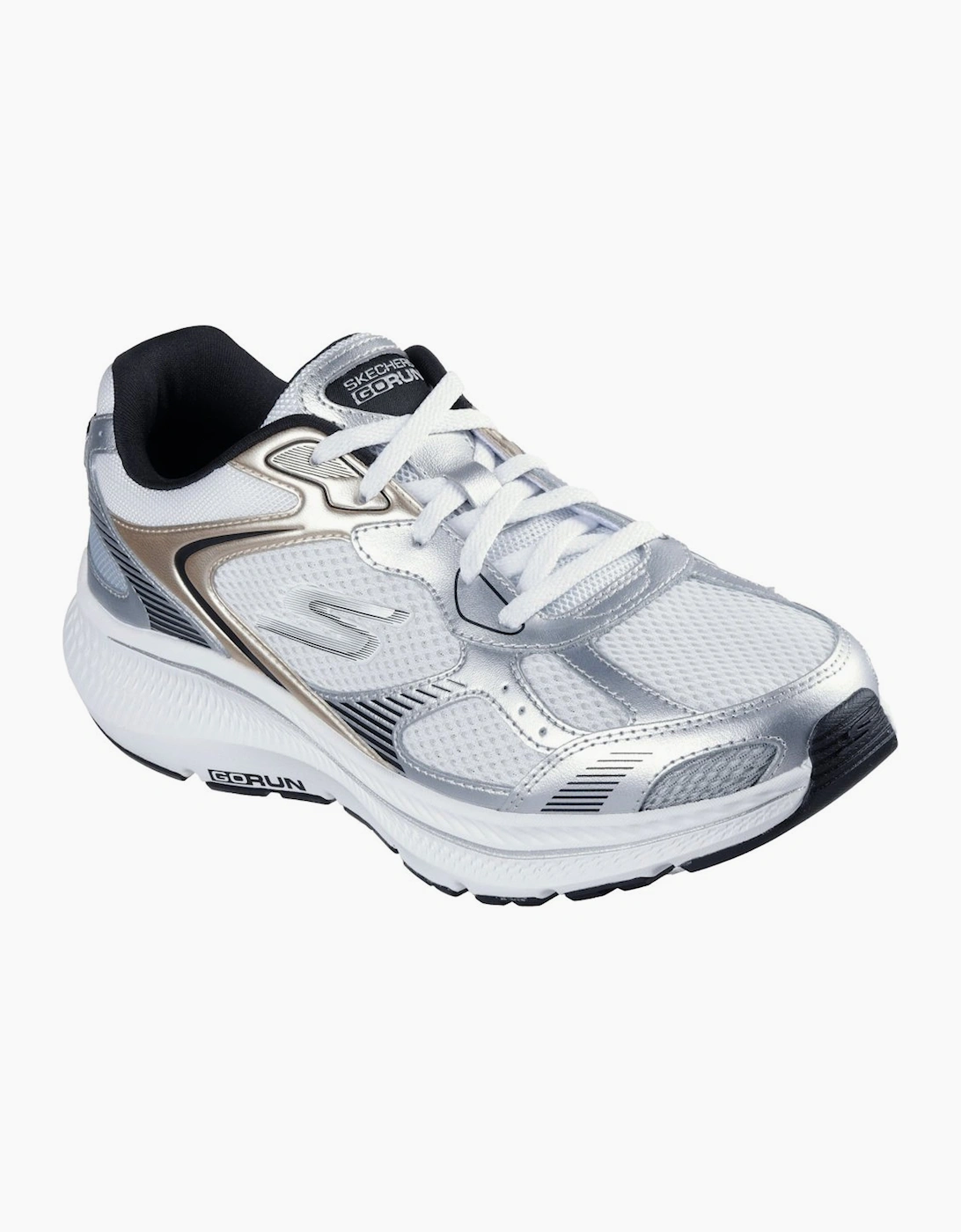 Skechers Women's White Go Run Consistent 2.0 Volt - Size: 7