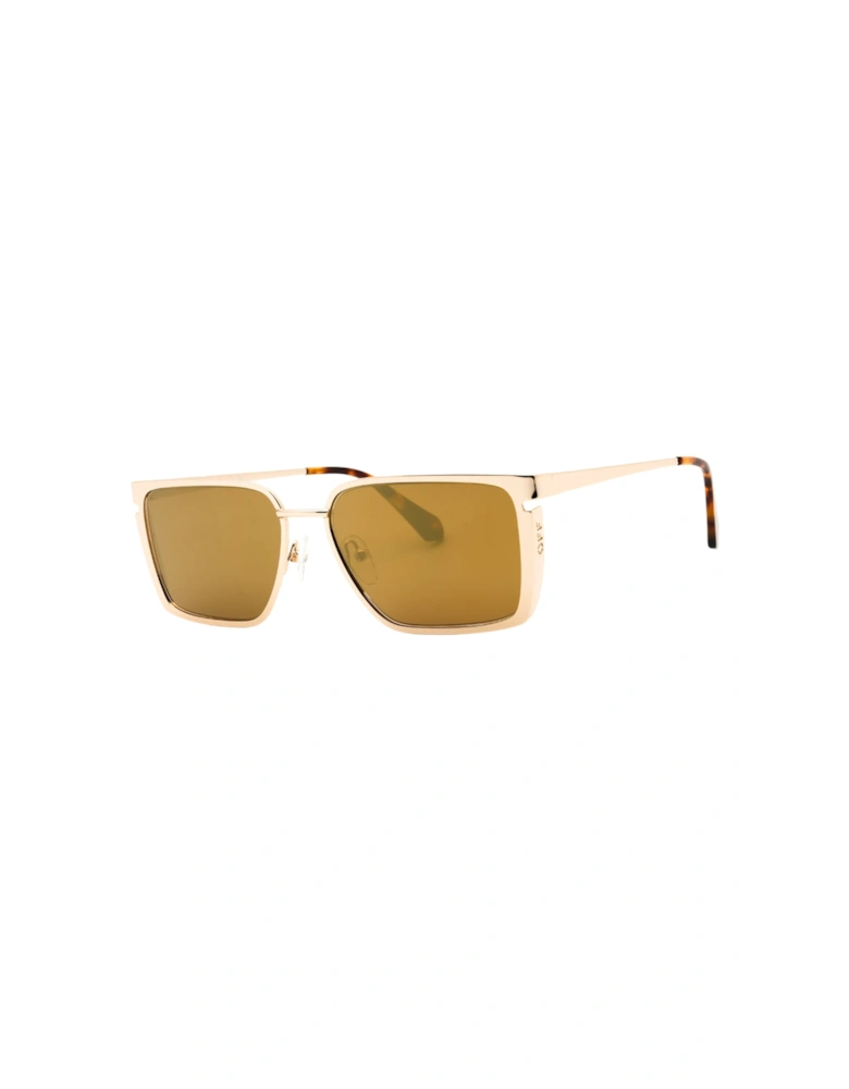 Yoder Gold Mirrored Sunglasses