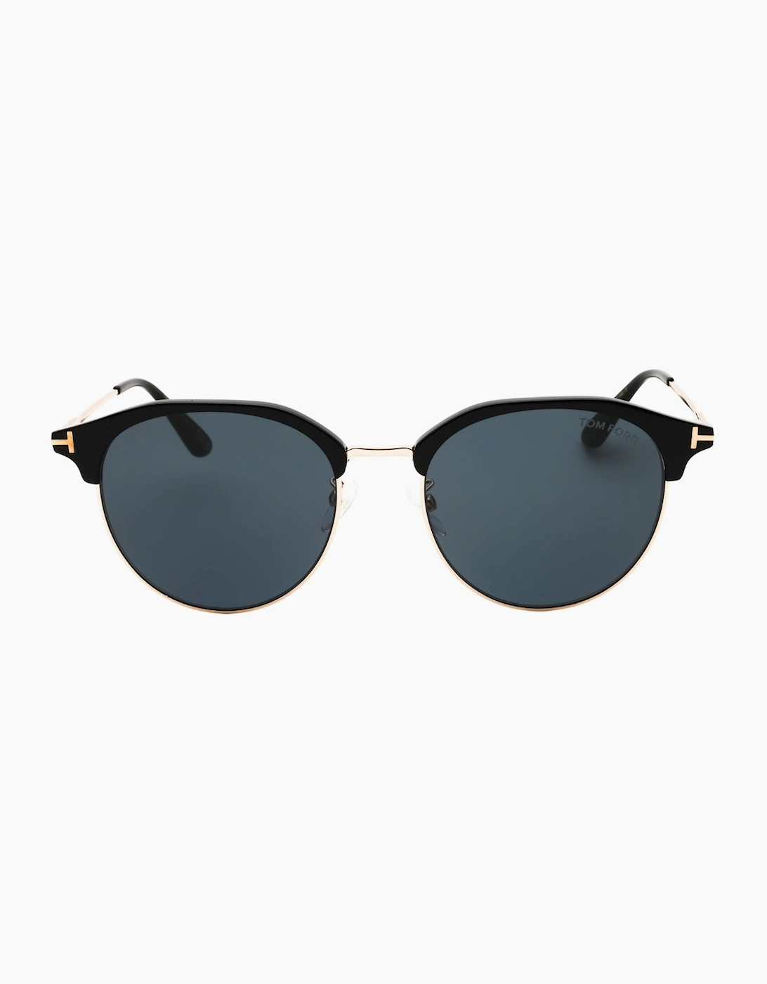 Women's Tom Ford Shiny Black Framed Smoke Sunglasses - Size: ONE size