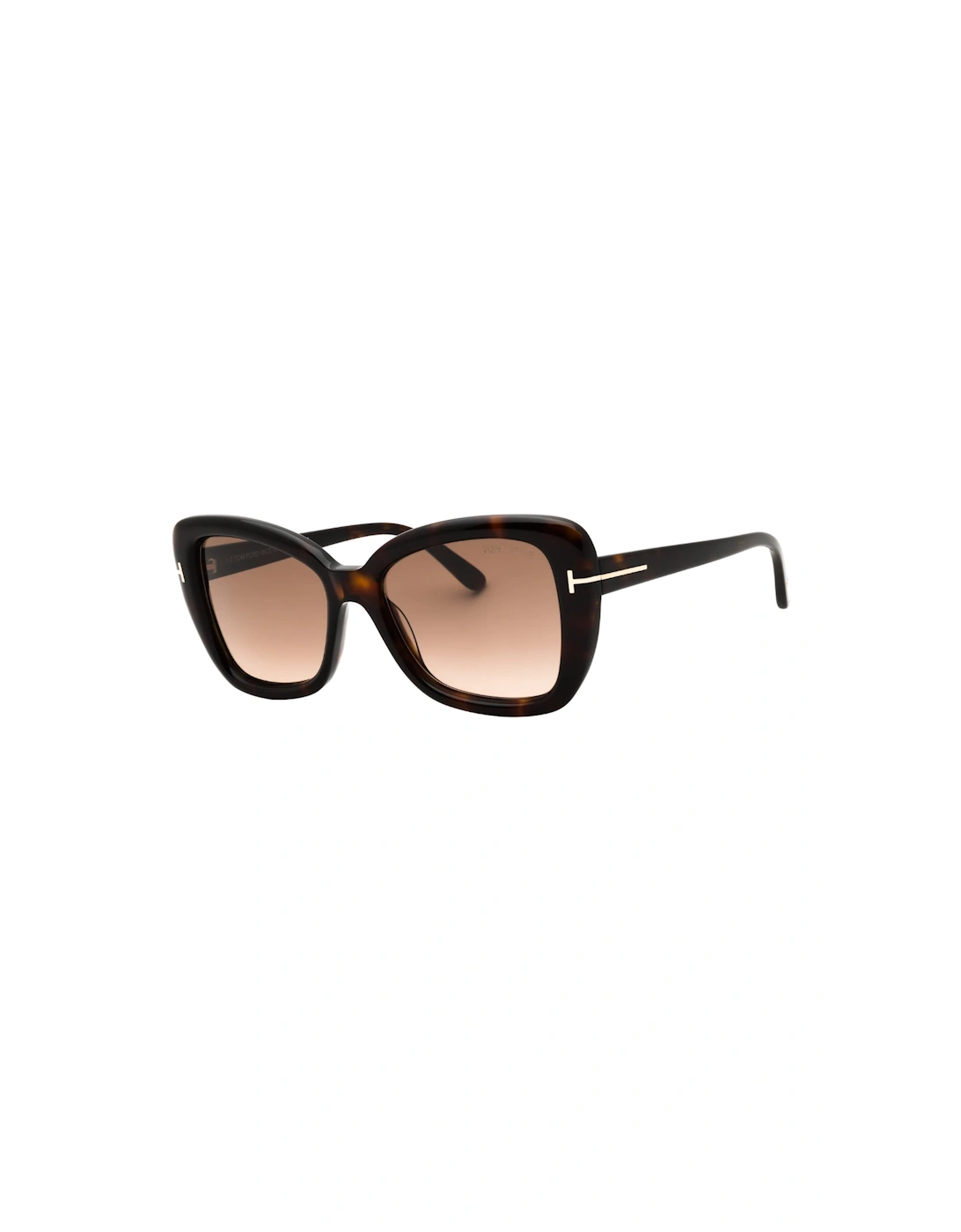Dark Havana Framed Gradient Brown Sunglasses
