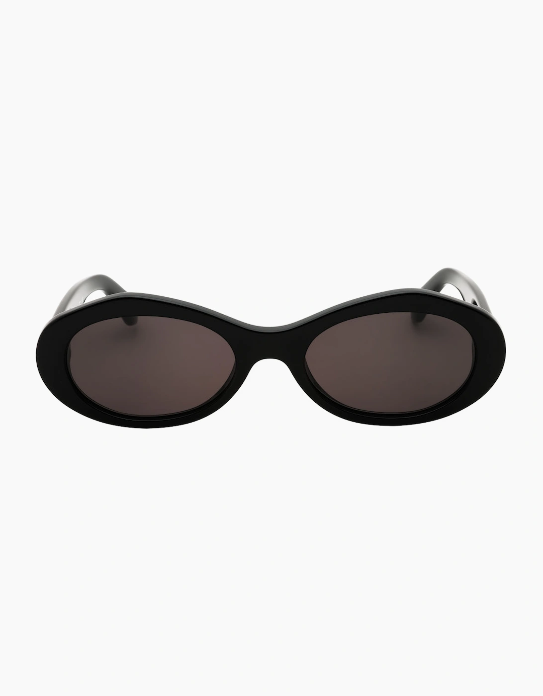 Off-White Unisex White/Black Off- Edison Oval Sunglasses - Size: One Size