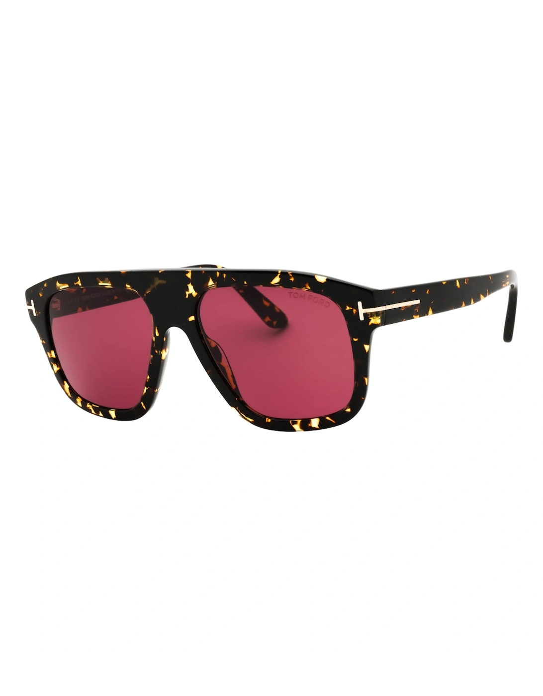 Dark Havana Framed Bordeaux Sunglasses