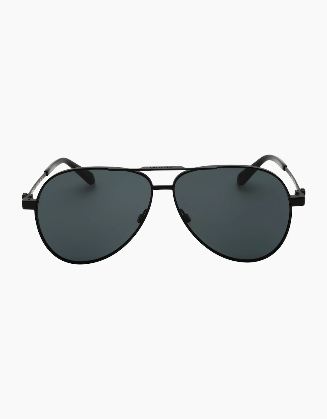 Off-White Men's White/Black Off- Ruston L Sunglasses - Size: One Size