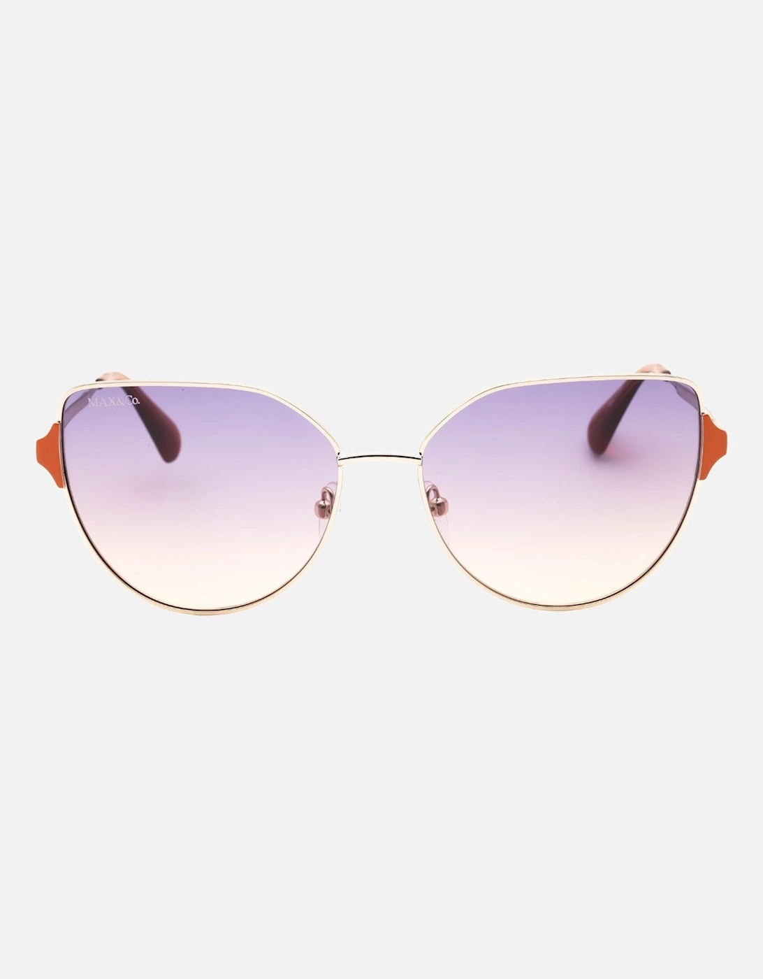 Gold Frame Gradient Violet Sunglasses, 3 of 2