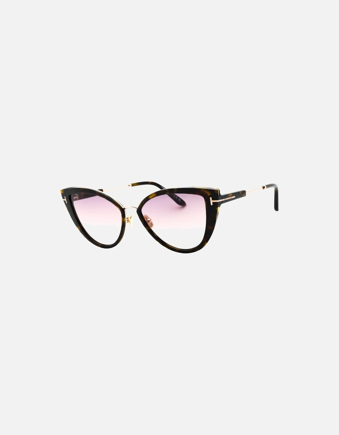 Dark Havana Frame Gradient Brown Lensed Sunglasses