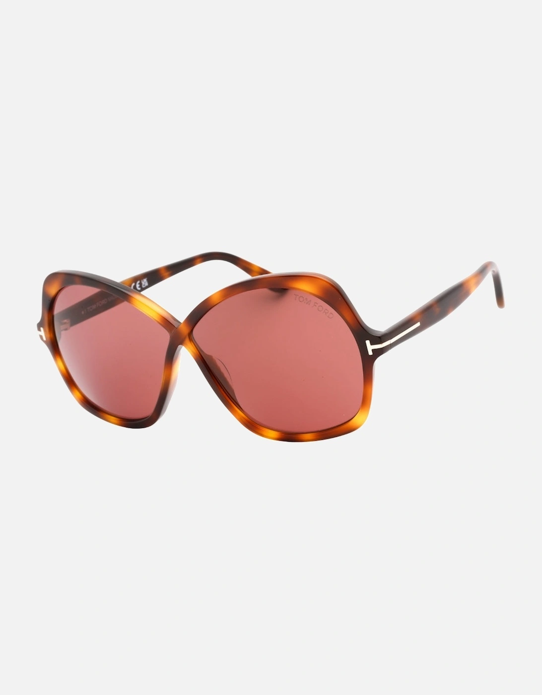 Dark Havana Frame Violet Lens Sunglasses