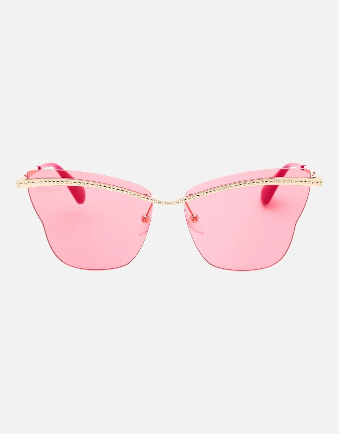 Gold Frame Bordeaux Gradient Sunglasses, 3 of 2