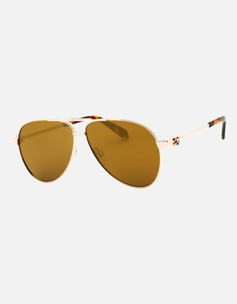 Ruston Gold Mirrored Sunglasses
