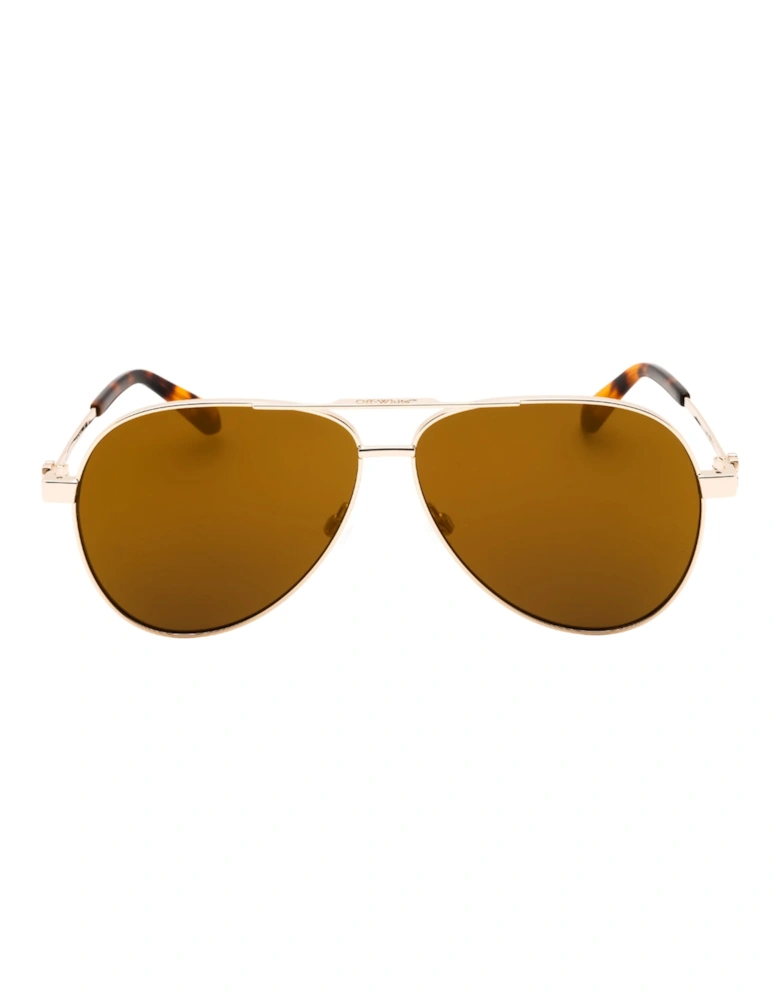 Ruston L Gold Mirrored Sunglasses