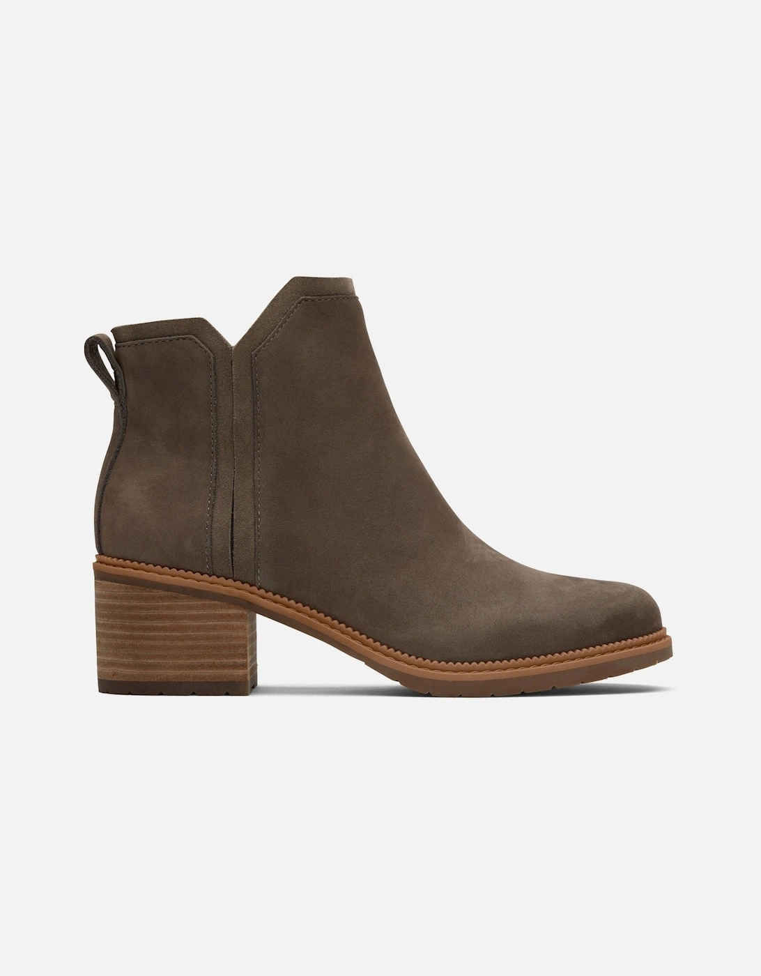 Hailey Leather Women's Canteen Heeled Ankle Boots