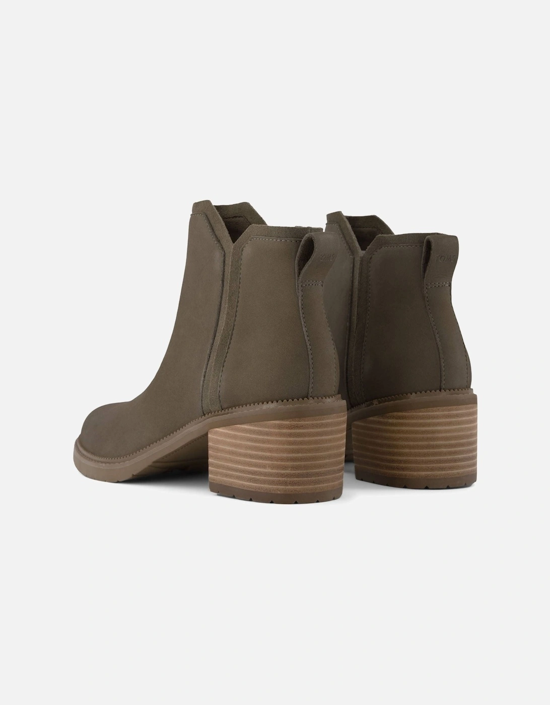Hailey Leather Women's Canteen Heeled Ankle Boots