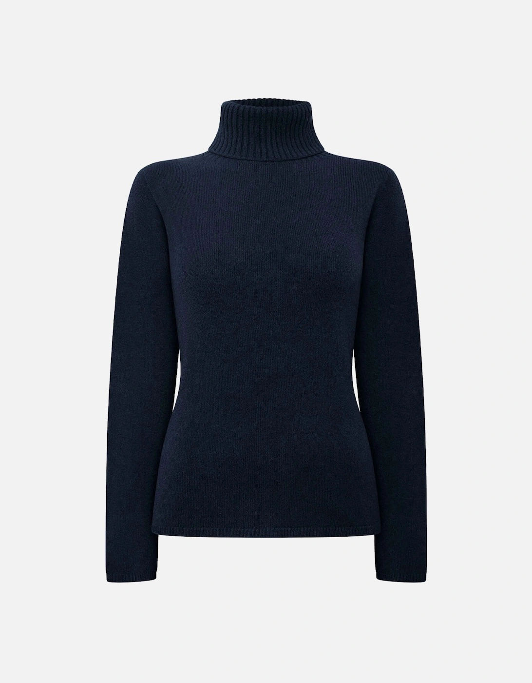Navy Polo Neck Jumper