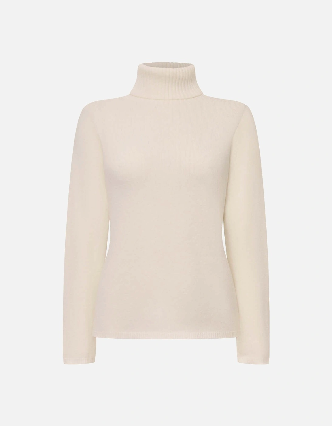 White Polo Neck Jumper