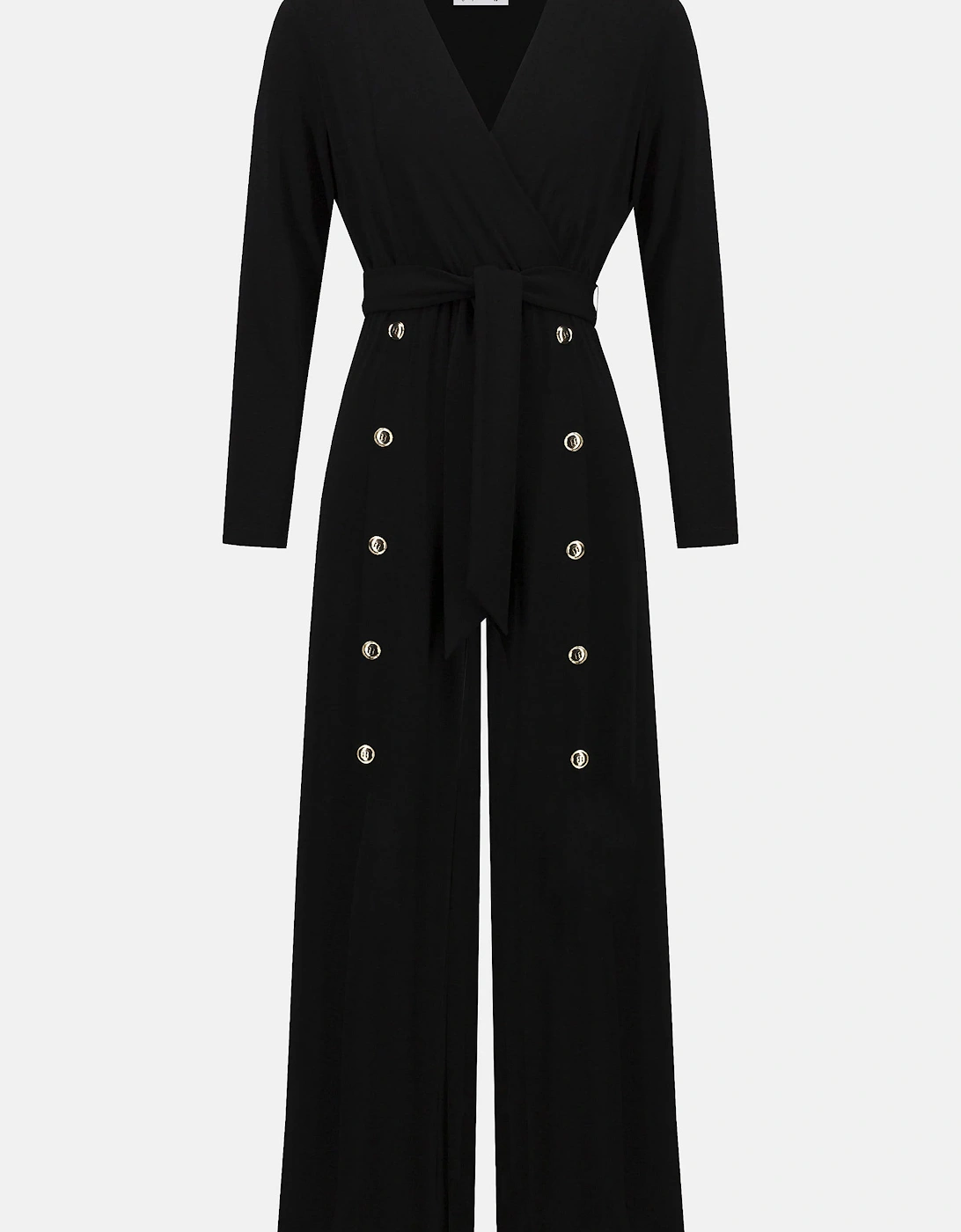Moss crepe wide leg jumpsuit