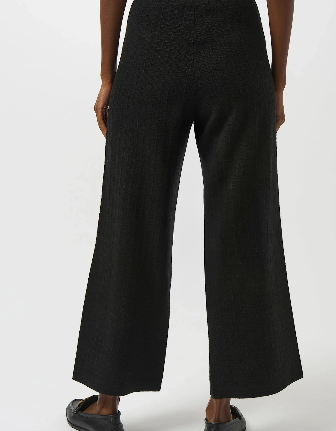 Sweater knit straight leg pants