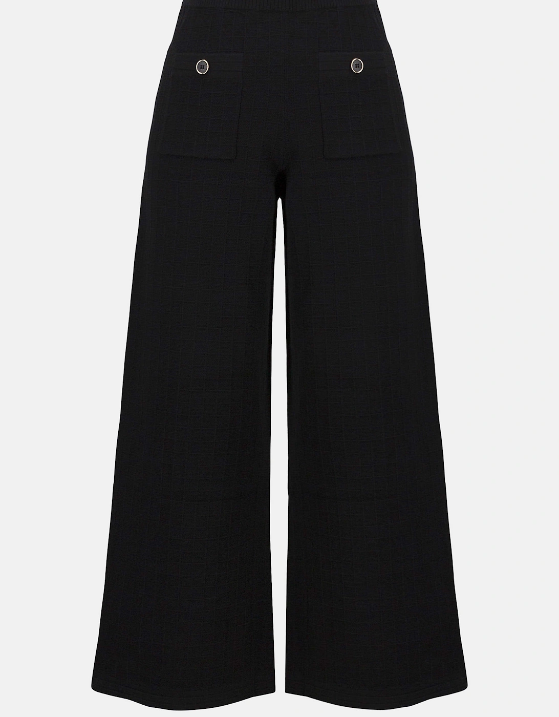 Sweater knit straight leg pants