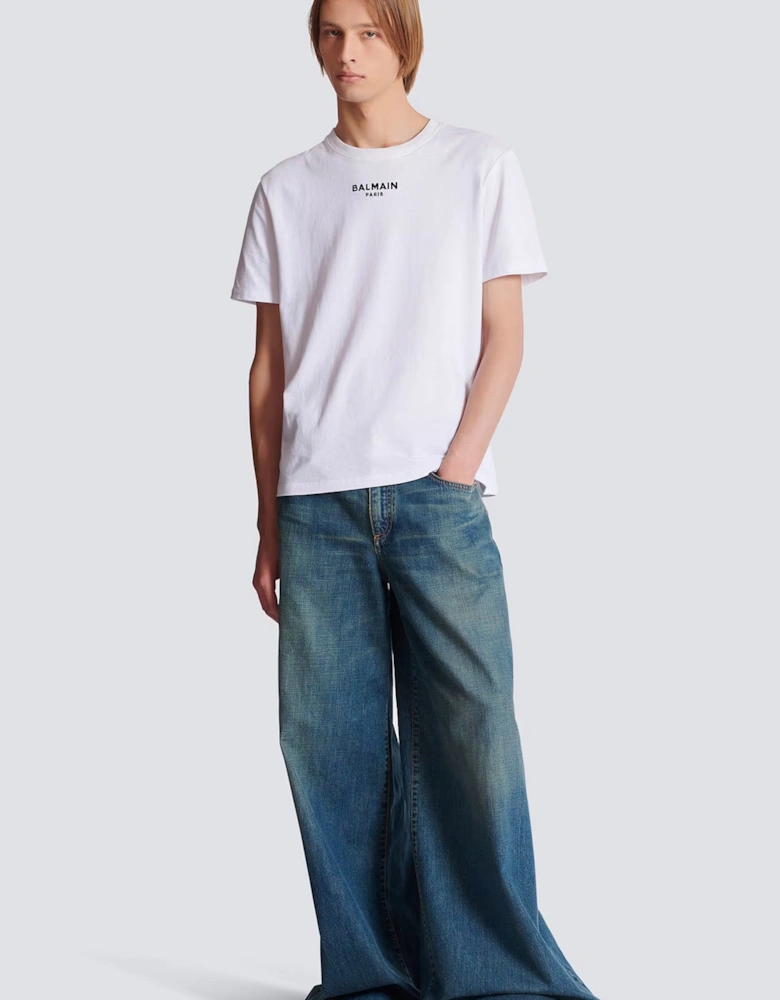 REGULAR FIT BRANDED T SHIRT