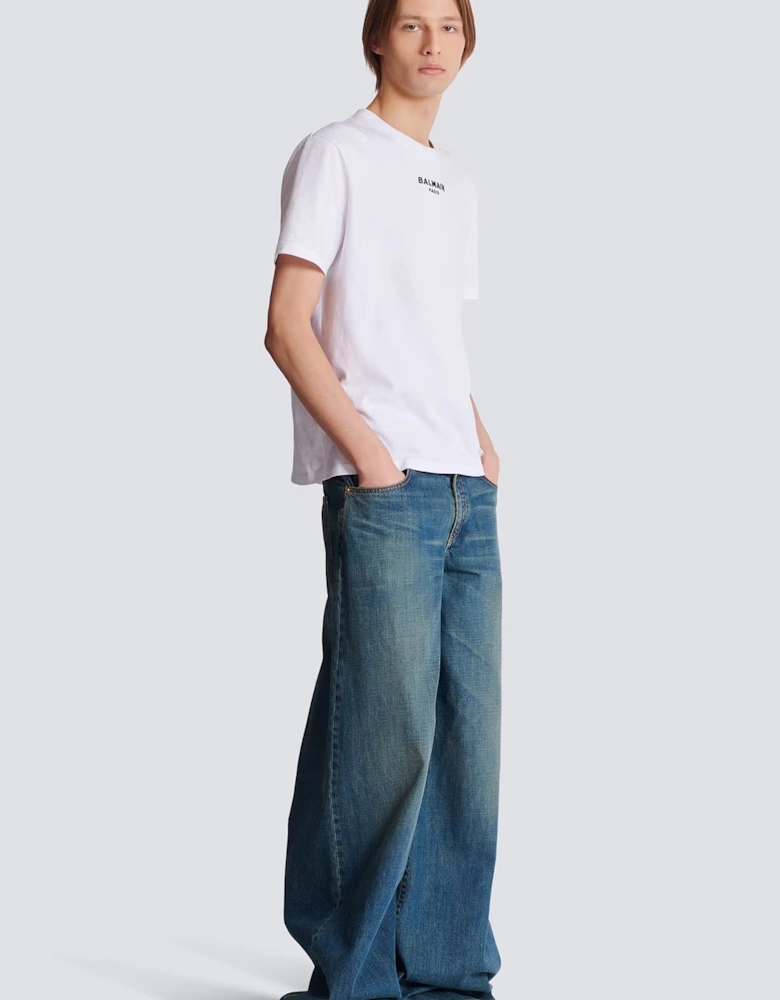 REGULAR FIT BRANDED T SHIRT