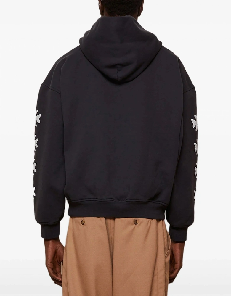 Notting Hill Eagle Hooded Top Black