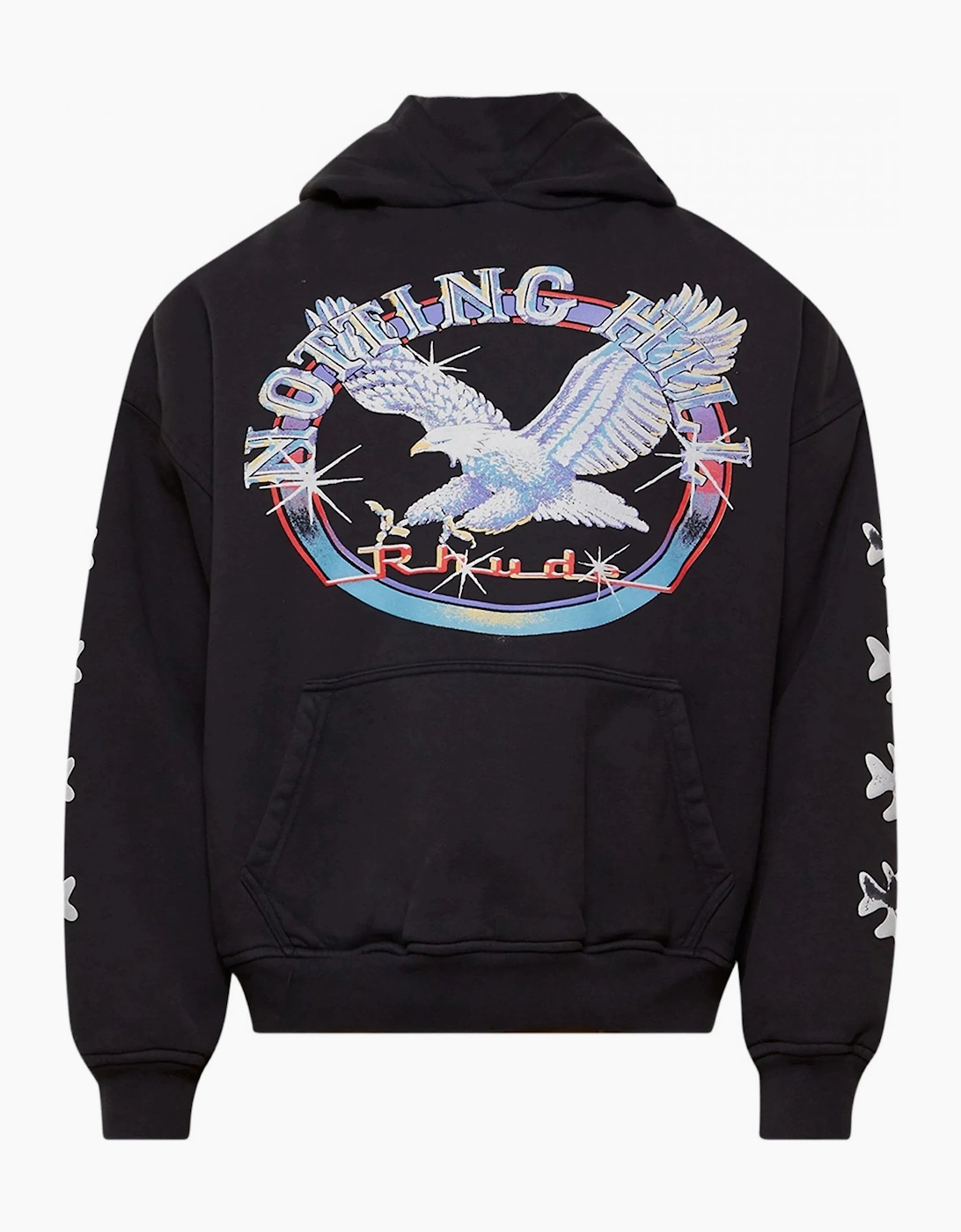 Rhude Rhude Men's Notting Hill Eagle Hooded Top Black