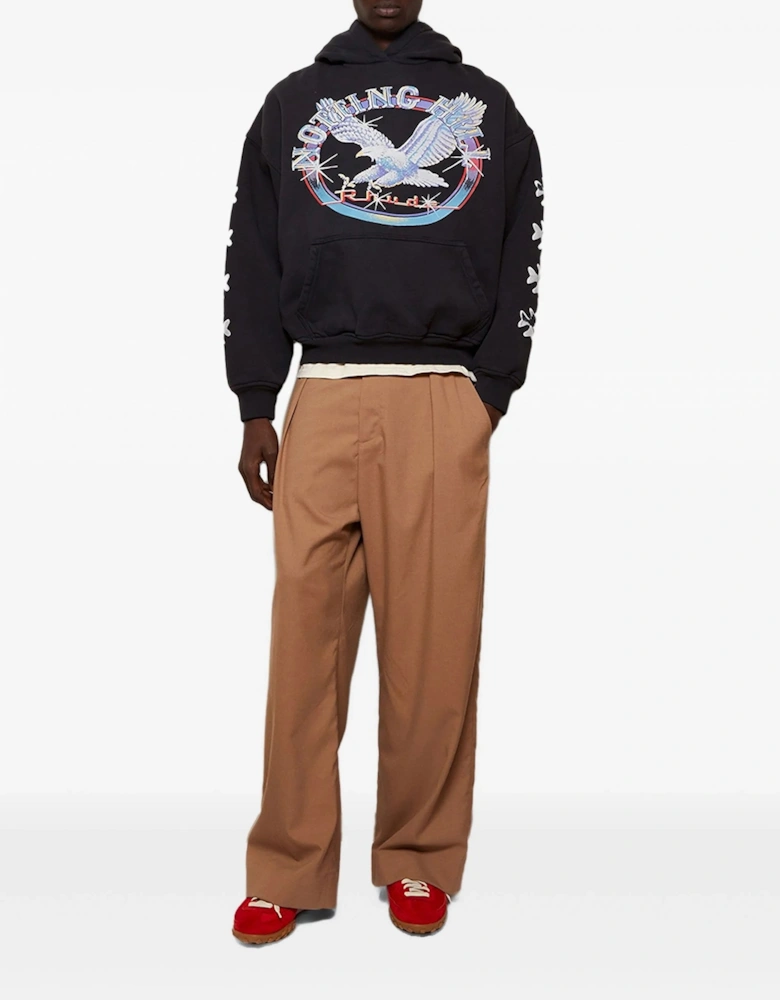 Notting Hill Eagle Hooded Top Black