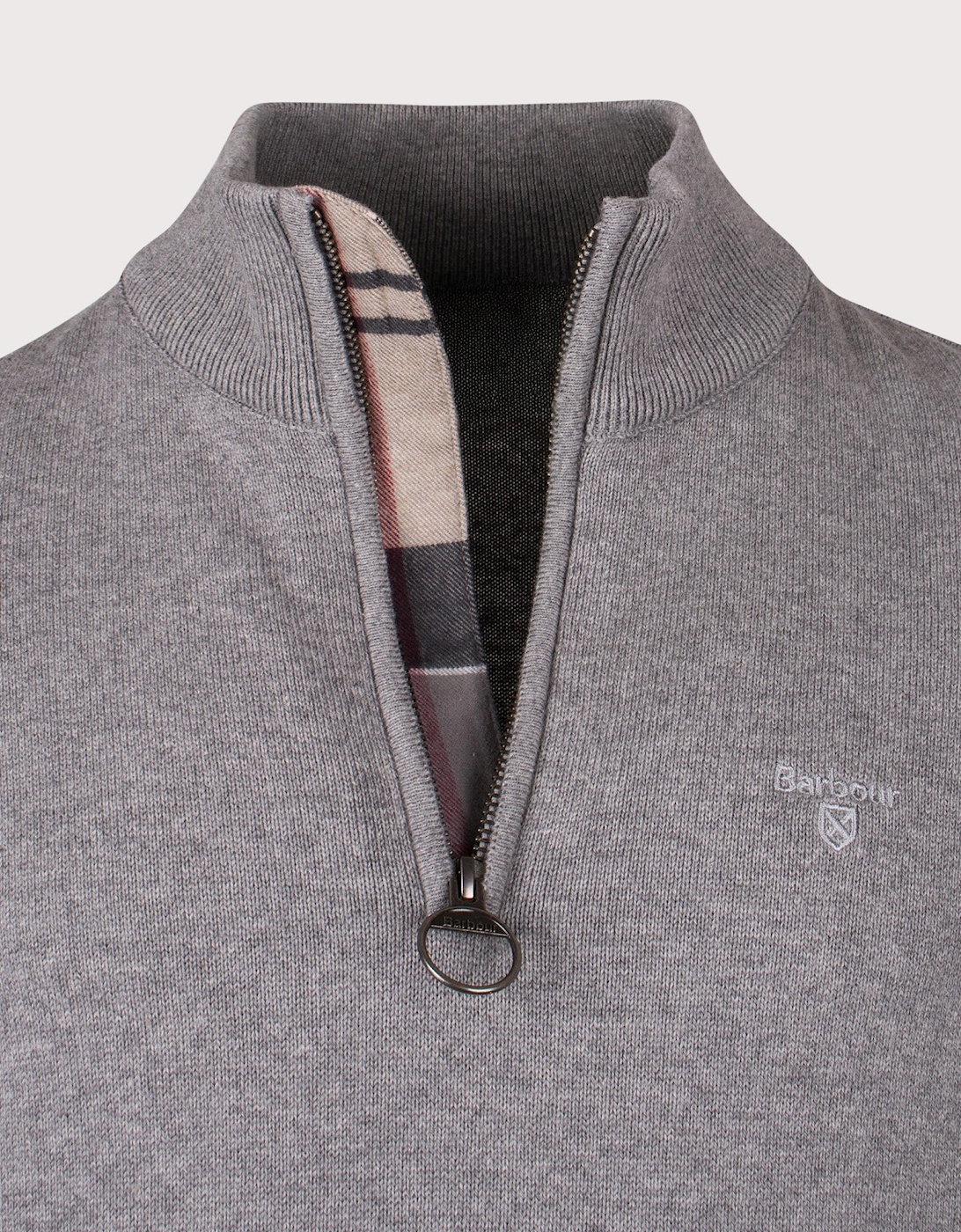 Quarter Zip Cotton Knit