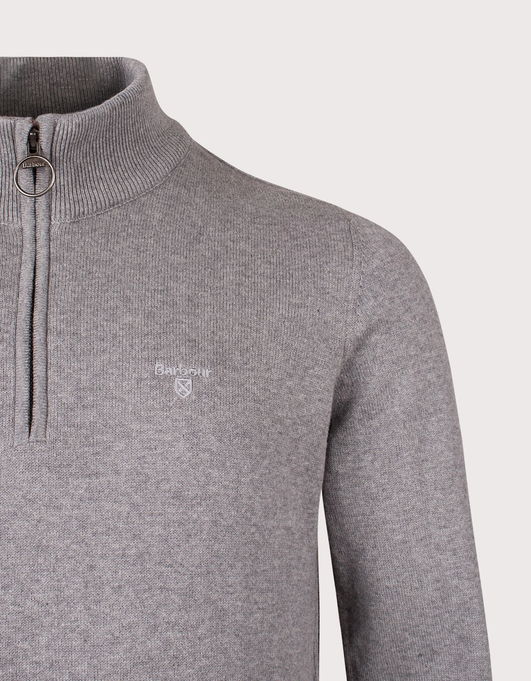 Quarter Zip Cotton Knit