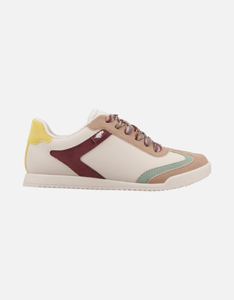 Beam Polyurethane Women's Natural Combo Trainers