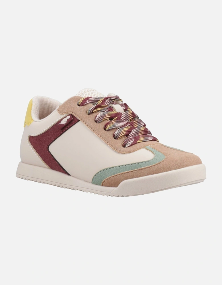 Beam Polyurethane Women's Natural Combo Trainers
