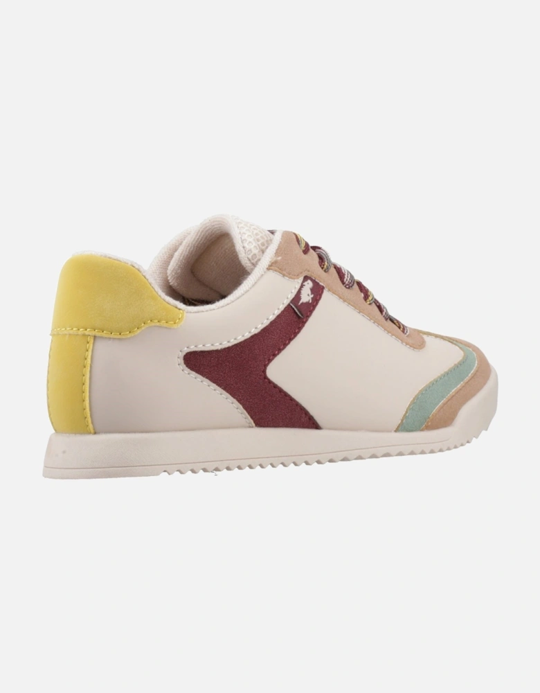 Beam Polyurethane Women's Natural Combo Trainers
