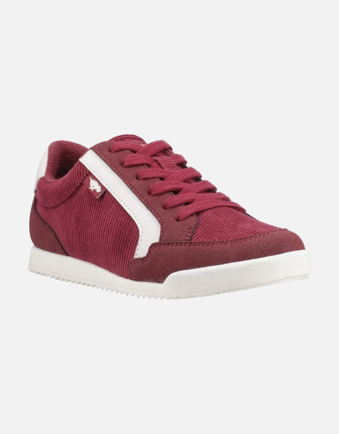 Bolt Corduroy Women's Burgundy Trainers, 6 of 5