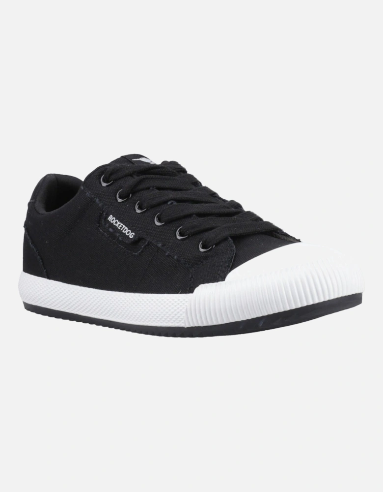 Cheery Low Cotton Women's Black Trainers