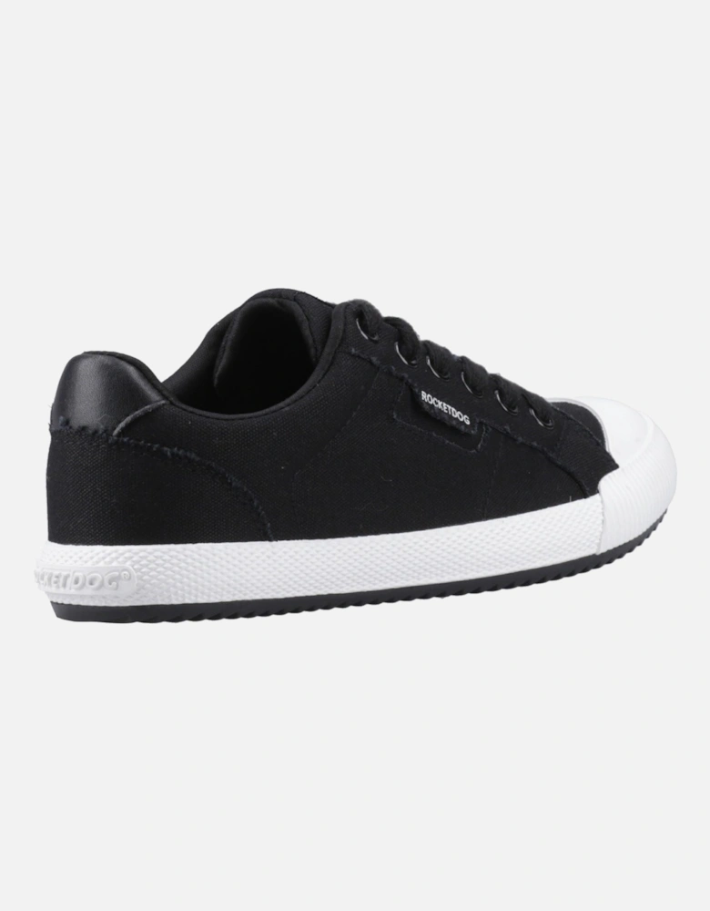 Cheery Low Cotton Women's Black Trainers