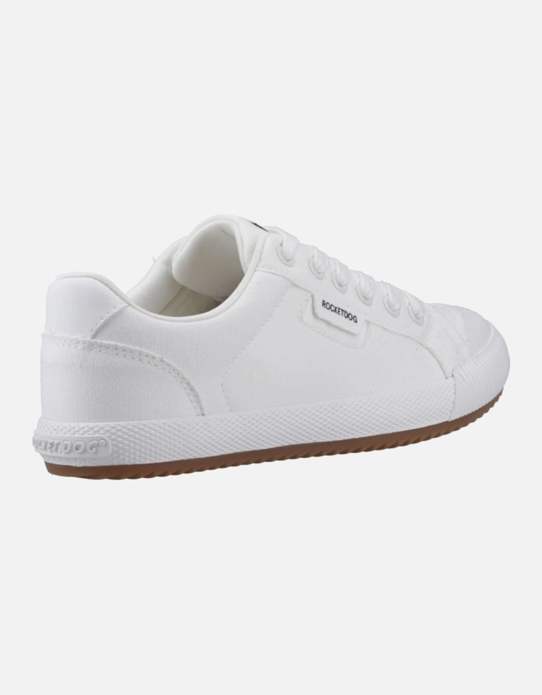 Cheery Low Cotton Women's White Trainers