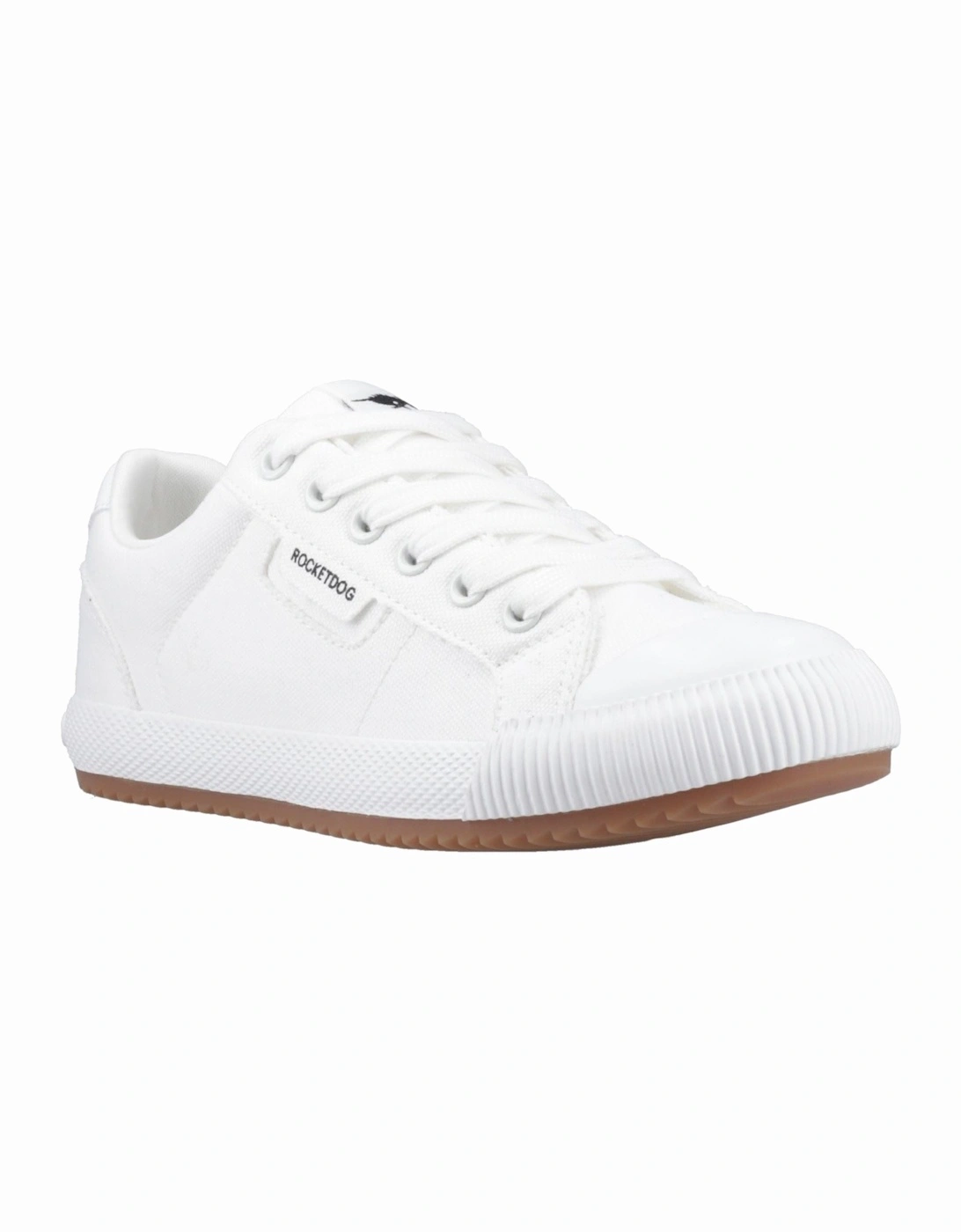 Cheery Low Cotton Women's White Trainers, 6 of 5