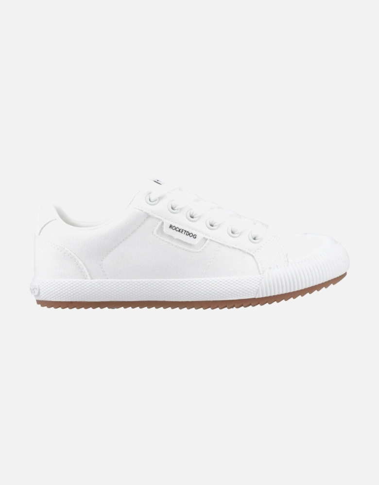 Cheery Low Cotton Women's White Trainers