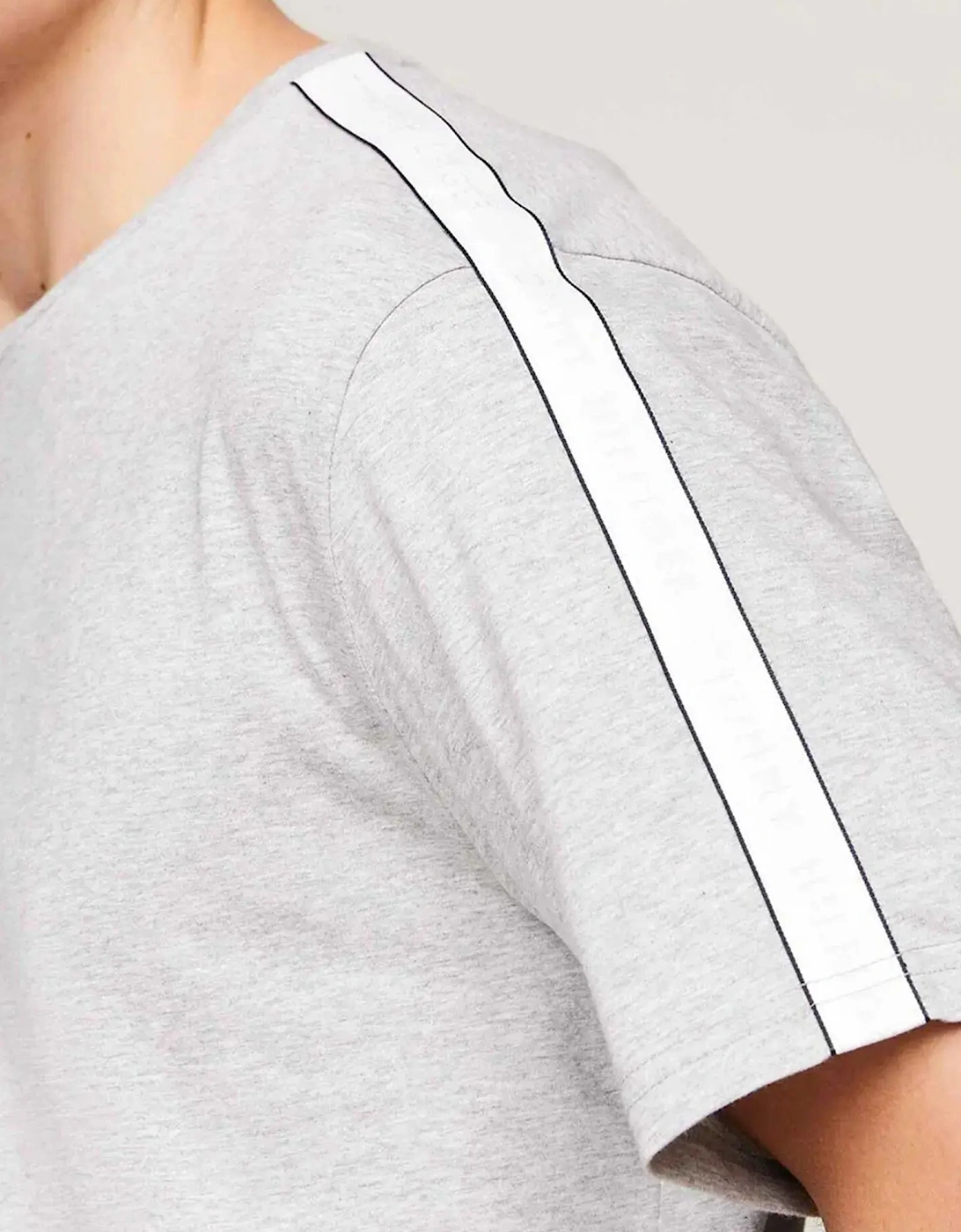 TEE LOGO Mens Light Grey Ht