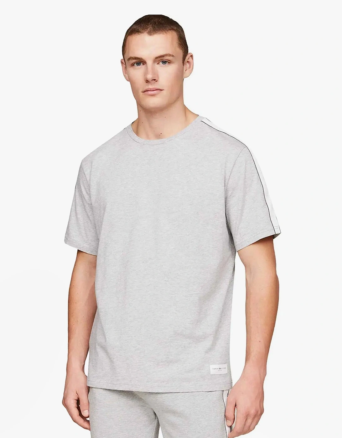 TEE LOGO Mens Light Grey Ht