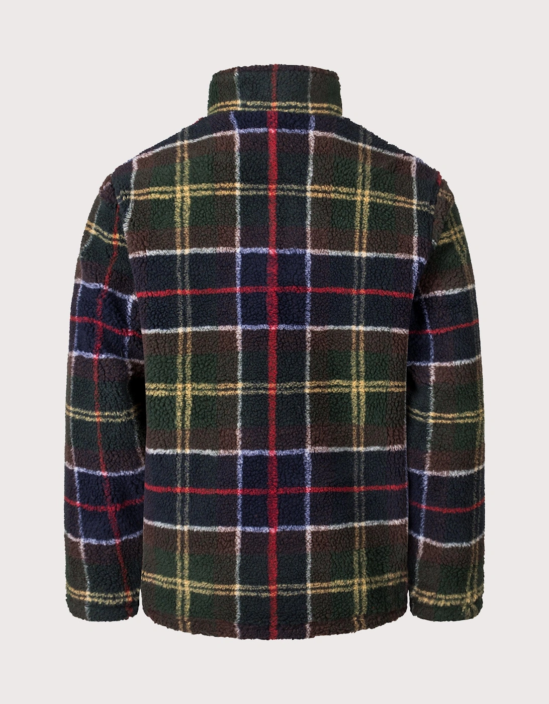 Tartan Fleece Zip Through Jacket