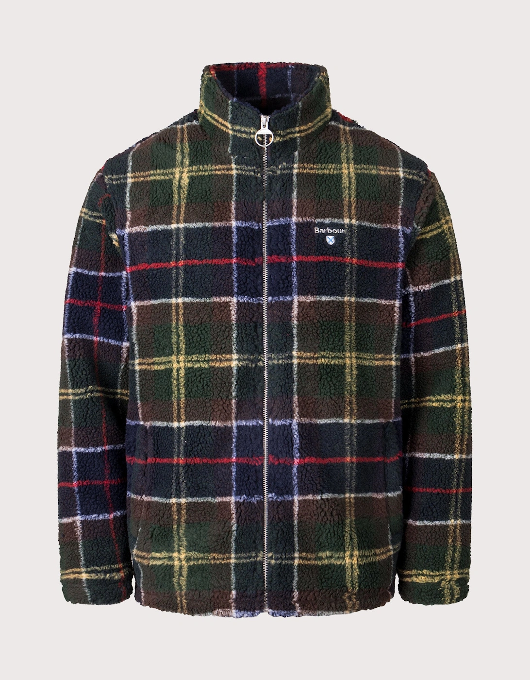 Tartan Fleece Zip Through Jacket, 4 of 3