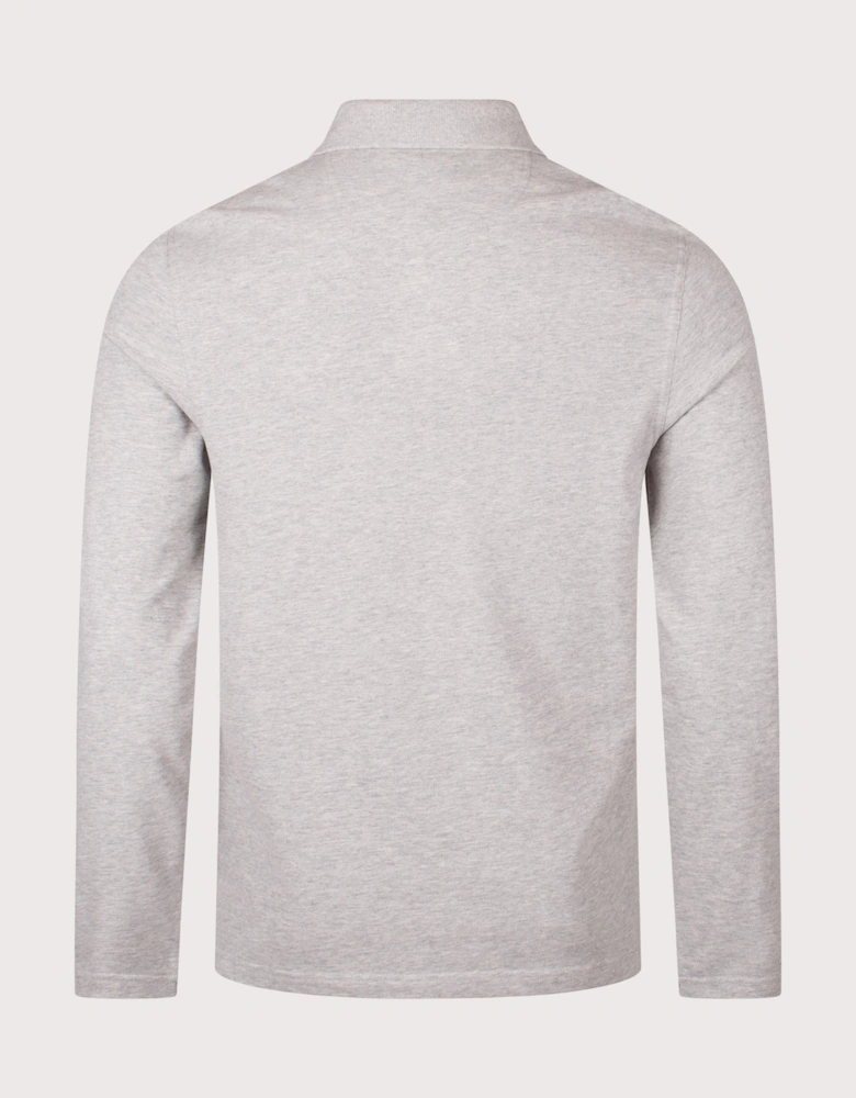 Blaine Tailored Long Sleeve Polo Shirt