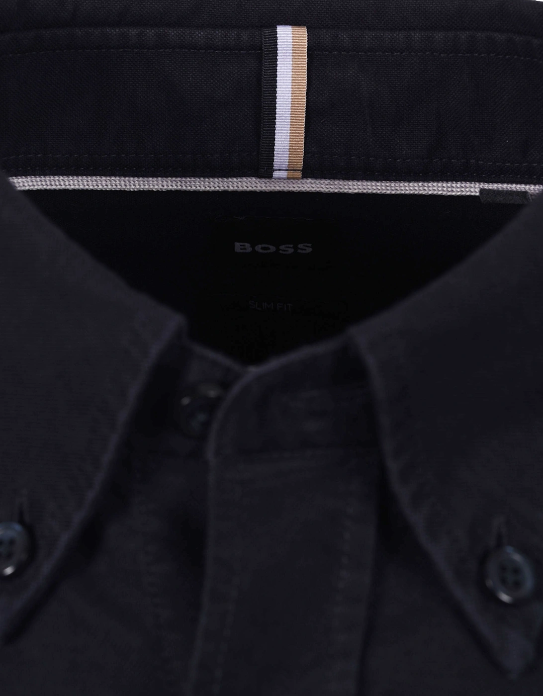 Boss Black H Roan Casual Oxford Shirt Dark Blue