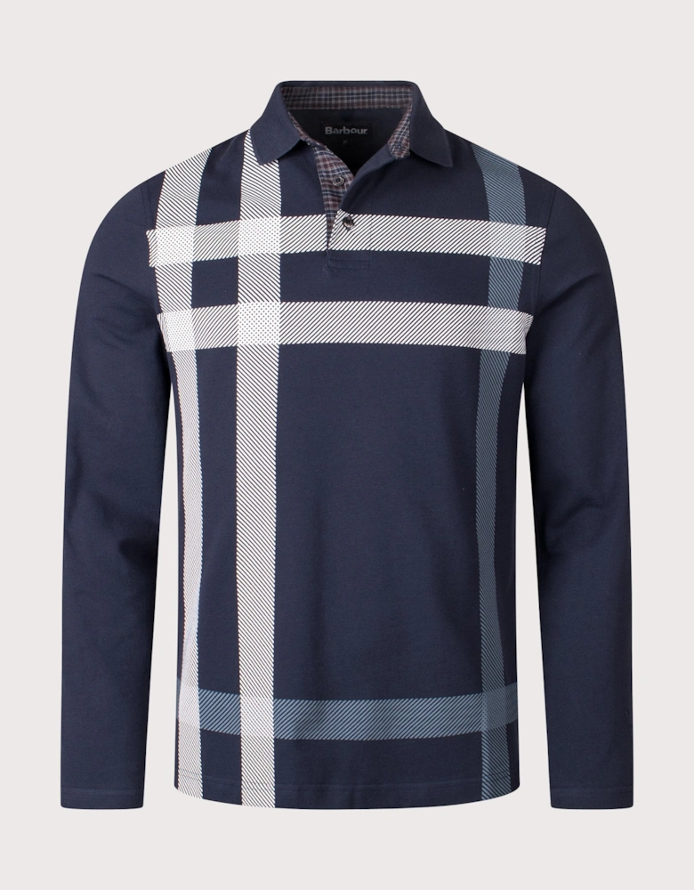 Blaine Tailored Long Sleeve Polo Shirt