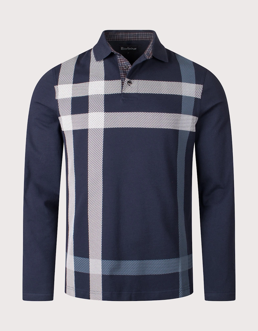 Blaine Tailored Long Sleeve Polo Shirt, 3 of 2