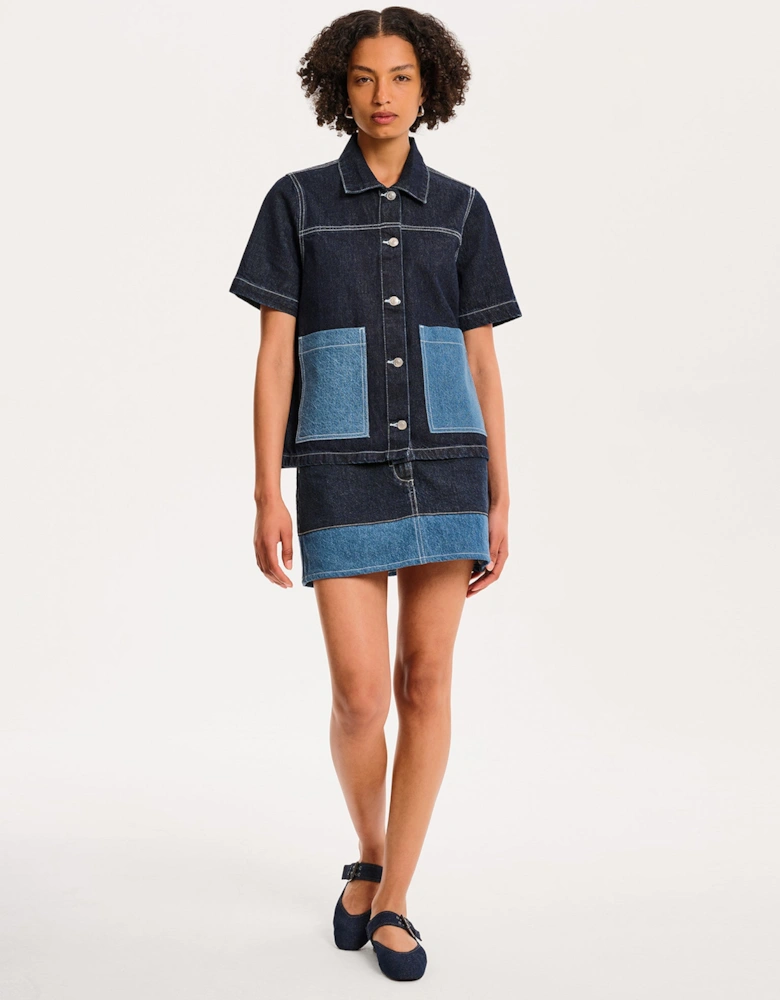 Ronnie Shirt in Dark Wash