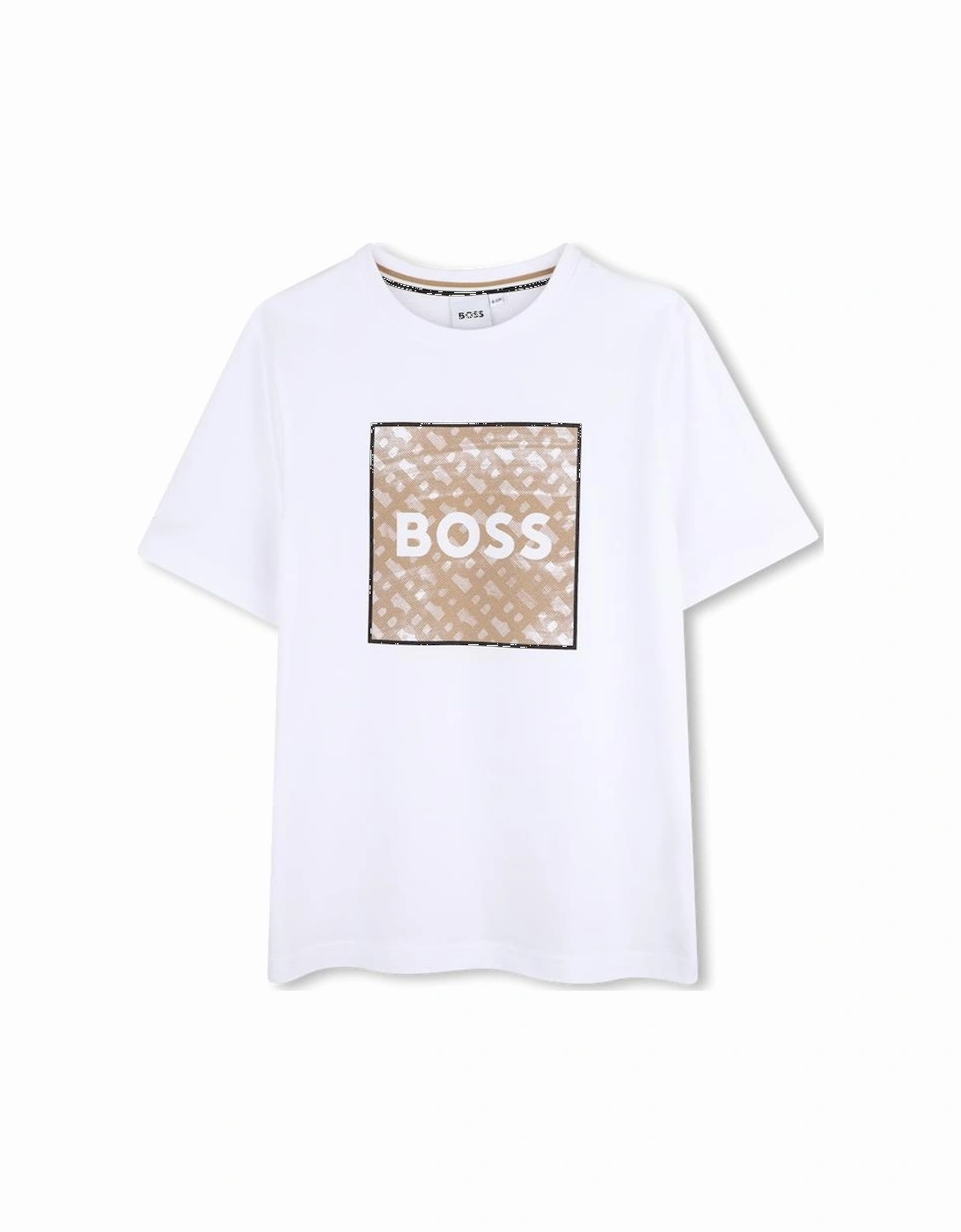 BOSS BOYS WHITE T SHIRT J52370, 4 of 3