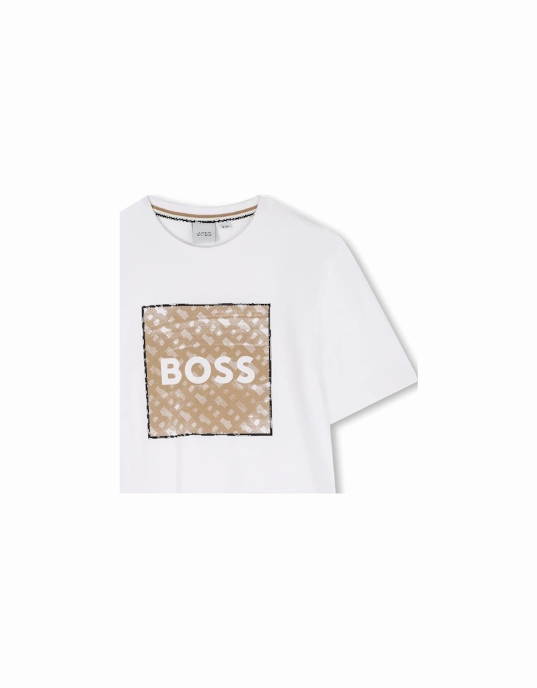 BOSS BOYS WHITE T SHIRT J52370