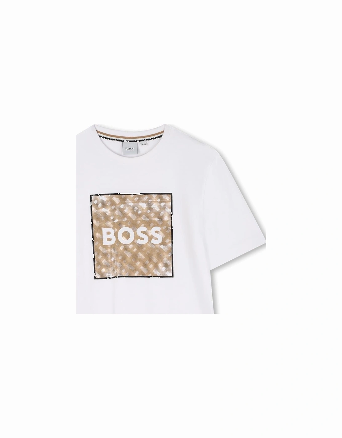 BOSS BOYS WHITE T SHIRT J52370